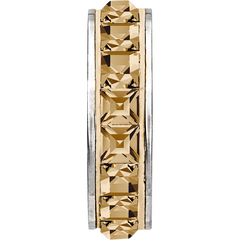 A charm for a bracelet. Golden Swarovski Citrine. Article 81001-GS, Golden Shadow, Swarovski