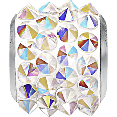 A charm for a bracelet. Opal Northern Lights (AB) Swarovski. Article 80901-AB, Aurora Borealis (АВ), Swarovski