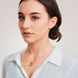 Кулон з ланцюжком з срібла 925 проби з Зототистим Цитрином Swarovski (WO620218GS), Цитрин, Swarovski