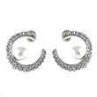 Earrings with Pearls and Crystals of Swarovski (7440-6404-03-32)