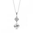 925 Sterling Silver Pendant with Chain with Crystals of Swarovski (NPAV447010C)