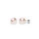 Серьги гвоздики с серебра 925 пробы с Жемчугами Swarovski (K581812R)