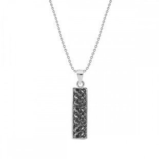 Кулон з ланцюжком з срібла 925 проби з Олександритами Swarovski (NFMP1SN), Олександрит, Swarovski