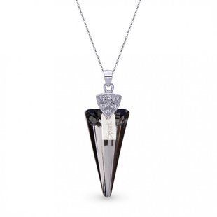 Кулон с цепочкой с серебра 925 пробы с Александритом Swarovski (N6480SN), Александрит, Swarovski