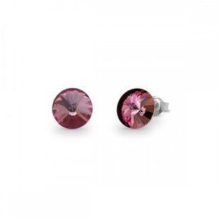 Сережки гвоздики зі срібла 925 проби з Антік Шпінель Swarovski (K1122SS39AP), Шпінель, Swarovski