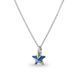 Кулон з ланцюжком з срібла 925 проби з Опалом Swarovski (N474510AB)