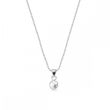 925 Sterling Silver Pendant with Chain with Crystal of Swarovski (N1122SS29C)