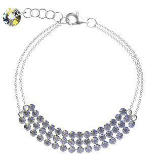 Браслет. Aurora Borealis (AB). Артикул 21561-AB, Опал, Swarovski