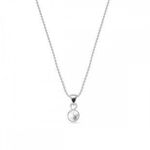Кулон з ланцюжком з срібла 925 проби з Фіанітом Swarovski (N1122SS29C), Фіаніт, Swarovski