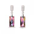 925 Sterling Silver Earrings with Vitrail Light Crystals of Swarovski (KC646513VL)