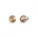 925 Sterling Silver Studs with Golden Shadow Crystals of Swarovski (K1122SS39GS)