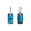 925 Sterling Silver Earrings with Bermuda Blue Crystals of Swarovski (4260660157), Bermuda Blue, Swarovski
