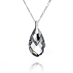 Silver pendant with chain. Swarovski Crystal. Article 61163-C, Crystal, Swarovski