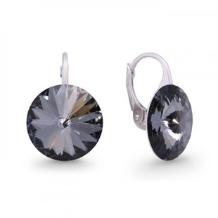 Сережки з срібла 925 проби з Олександритами Swarovski (KA112214SN), Олександрит, Swarovski