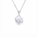 Кулон з ланцюжком з срібла 925 проби з Фіанітом Swarovski (WJ48416C)