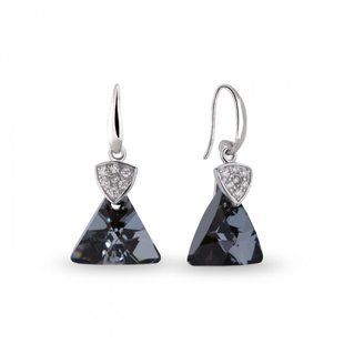 Сережки зі срібла 925 проби з Олександритами Swarovski (KW6628SN), Олександрит, Swarovski