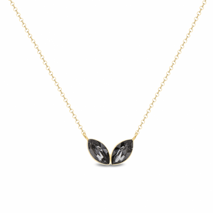 925 Sterling Silver Pendant with Chain with Silver Night Crystals of Swarovski (NPG422810SN), Silver Night, Swarovski
