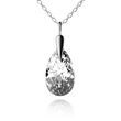 925 Sterling Silver Pendant with Chain with Crystal of Swarovski (64617-C)