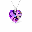 925 Sterling Silver Pendant with Chain with Vitrail Light Crystal of Swarovski (WO620218VL)