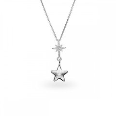 925 Sterling Silver Pendant with Chain with Crystals of Swarovski (NC474510C), Crystal, Swarovski