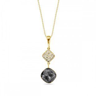 Кулон з ланцюжком з срібла 925 проби з Олександритом Swarovski (NGPAV447010SN), Олександрит, Фіаніт, Swarovski