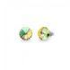 925 Sterling Silver Studs with Luminous Green Crystals of Swarovski (K1122SS39LG)