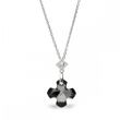 925 Sterling Silver Pendant with Chain with Silver Night Crystal of Swarovski (NC686718SN)