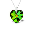 925 Sterling Silver Pendant with Chain with Vitrail Medium Crystal of Swarovski (WO620218VM)