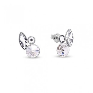 925 Sterling Silver Earrings with Crystal of Swarovski (K2201MIX1CC), Crystal, Swarovski