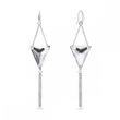925 Sterling Silver Earrings with Crystals of Swarovski (KW327118C)