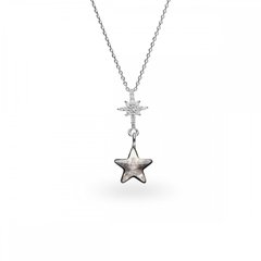 925 Sterling Silver Pendant with Chain with Crystals of Swarovski (NC474510SS), Crystal, Swarovski