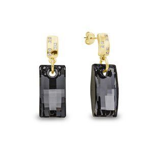 Сережки зі срібла 925 проби з Олександритами Swarovski (KCG669620SN), Олександрит, Swarovski
