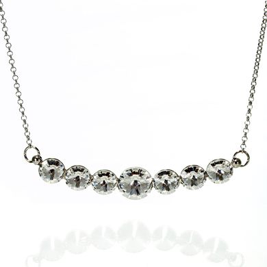 925 Sterling Silver Necklace with Crystals of Swarovski (NKM11225C), Crystal, Swarovski