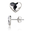 925 Sterling Silver Studs with Crystals of Swarovski (KS280810C)