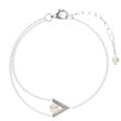 925 Sterling Silver Necklace with Pearls of Swarovski (BC1V58185W)