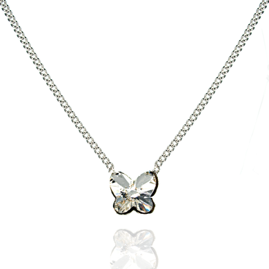 925 Sterling Silver Chain with Pendant with crystal of Swarovski (NLANM47485C), Crystal, Swarovski