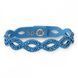 Браслет с алькантары с Сапфирами Swarovski (BNEND1LBMBG)