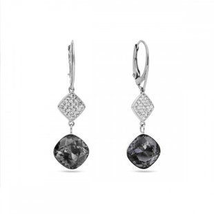 Сережки з срібла 925 проби з Олександритами Swarovski (KAPAV447010SN), Олександрит, Фіаніт, Swarovski