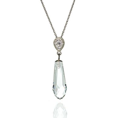 925 Sterling Silver Pendant with Chain with Crystals of Swarovski (NC653020C), Crystal, Swarovski