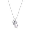 925 Sterling Silver Pendant with Chain with Crystals of Swarovski (N2201MIX1CC)