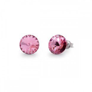 Сережки гвоздики зі срібла 925 проби з Світла Шпінель Swarovski (K1122SS47LR), Шпінель, Swarovski