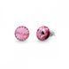 Серьги гвоздики с серебра 925 пробы с Светлая Шпинель Swarovski (K1122SS47LR)