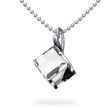 925 Sterling Silver Pendant with Chain with Crystal of Swarovski (NG48418C), Crystal, Swarovski
