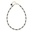925 Sterling Silver Necklace with Jet Crystals of Swarovski (NG56015000J)