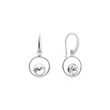 925 Sterling Silver Earrings with Crystals of Swarovski (KWOM1122SS29C)