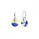 925 Sterling Silver Earrings with Aurora Borealis Crystals of Swarovski (KW112212AB)