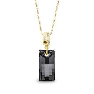 Кулон с цепочкой с серебра 925 пробы с Александритами Swarovski (NCNG669620SN), Александрит, Swarovski