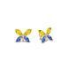 Сережки зі срібла 925 проби з Сапфірами Swarovski (KMCG4228LTSA)