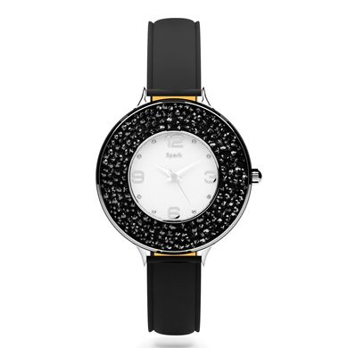 Жіночий годинник з Фіанітами Swarovski (ZCR34MSR), Онікс, Swarovski
