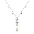 925 Sterling Silver Pendant with Chain with Aurora Borealis Crystal of Swarovski (NROLO6010AB)